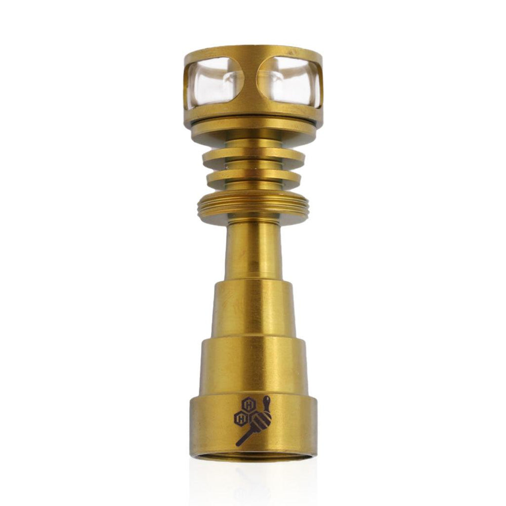 TITANIUM 6 IN 1 CAGE HYBRID DAB NAIL - High For Low