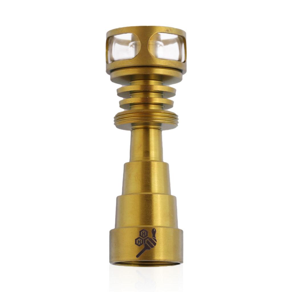 TITANIUM 6 IN 1 CAGE HYBRID DAB NAIL - High For Low