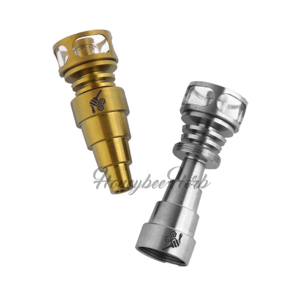 TITANIUM 6 IN 1 CAGE HYBRID DAB NAIL - High For Low