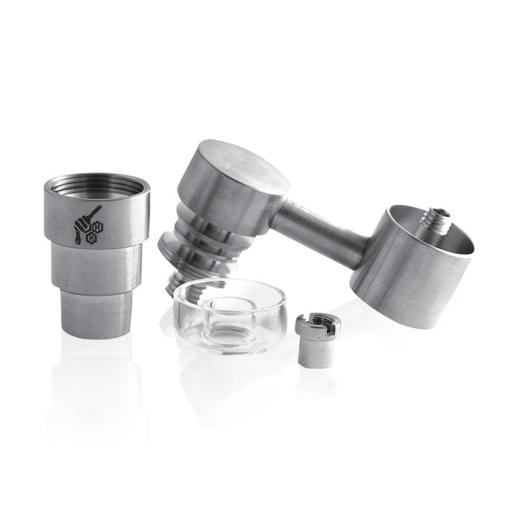 TITANIUM 4 IN 1 SIDECAR HYBRID BANGER DAB NAIL - High For Low