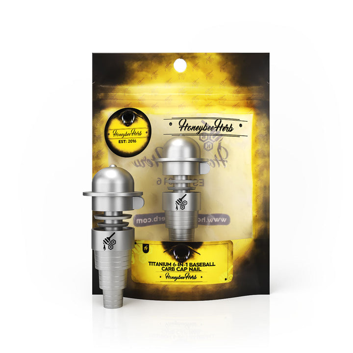 TITANIUM 6 IN 1 BASEBALL CARB CAP DAB NAIL - High For Low