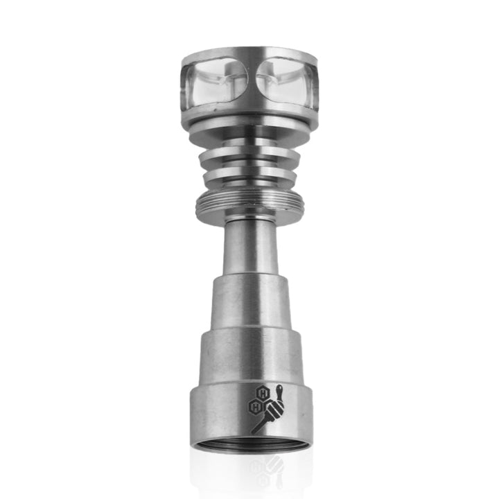 TITANIUM 6 IN 1 CAGE HYBRID DAB NAIL - High For Low