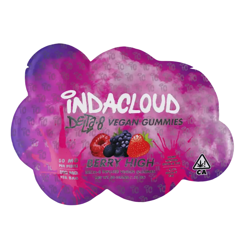 Berry High Delta 8 Vegan Gummies 500mg