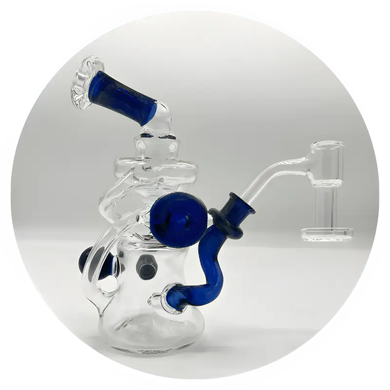 Blue Dream Terp Slurper Set by Lear Glass