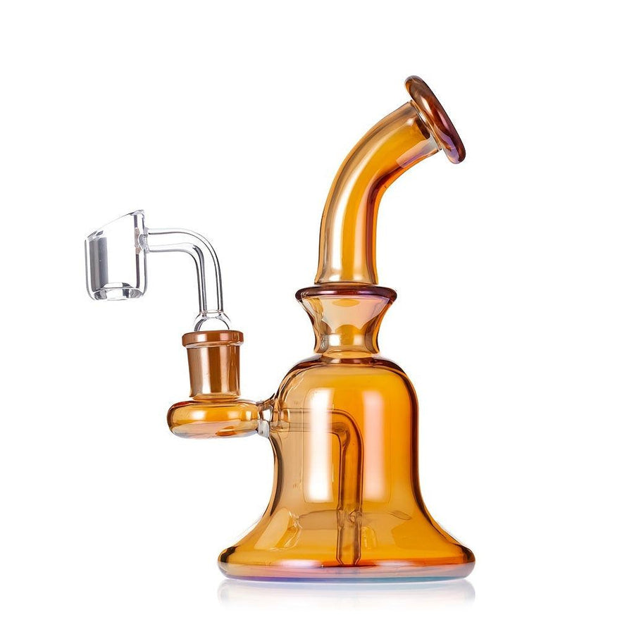 COLORFUL TRANSLUCENT GLASS FIXED DIFFUSED DOWNSTEM PERC RIG