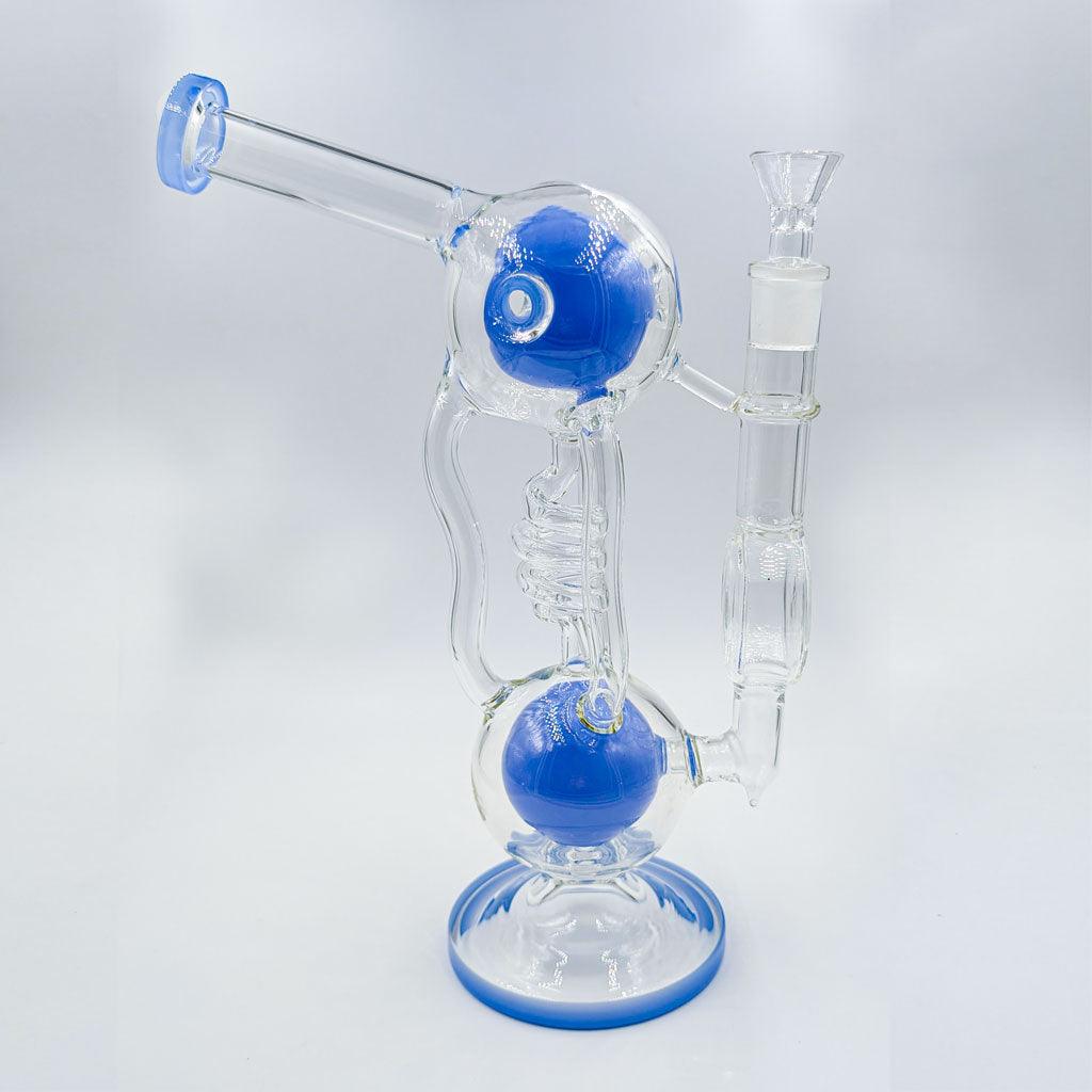 DOUBLE CHAMBER BALL PERC RECYCLER RIG - High For Low