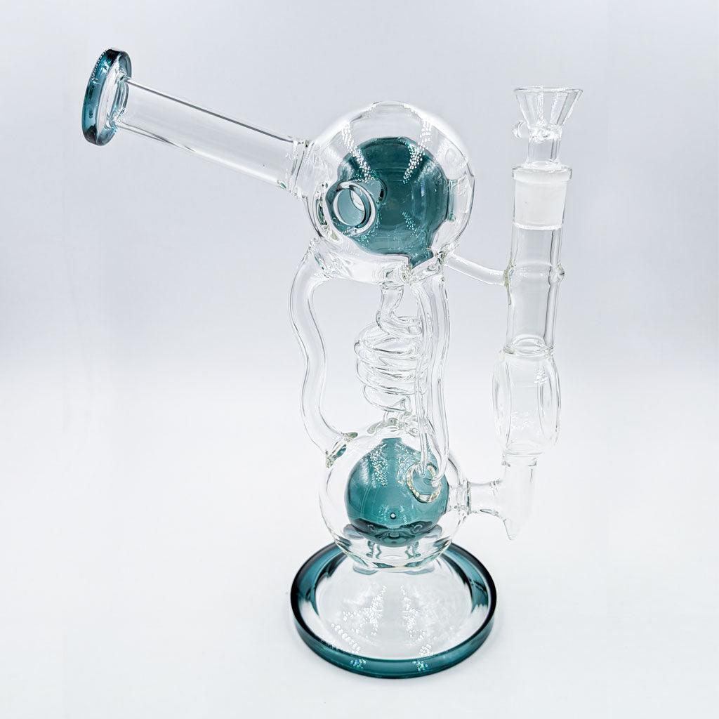 DOUBLE CHAMBER BALL PERC RECYCLER RIG - High For Low