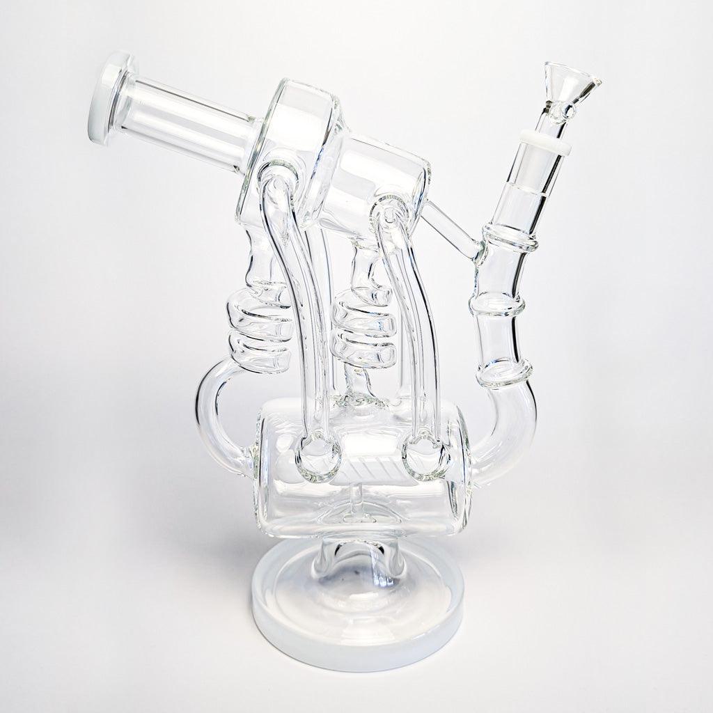 INLINE BARREL GANGSTER RECYCLER BONG - High For Low