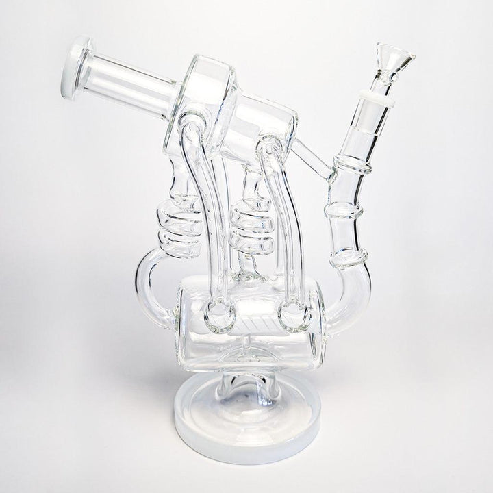 INLINE BARREL GANGSTER RECYCLER BONG - High For Low