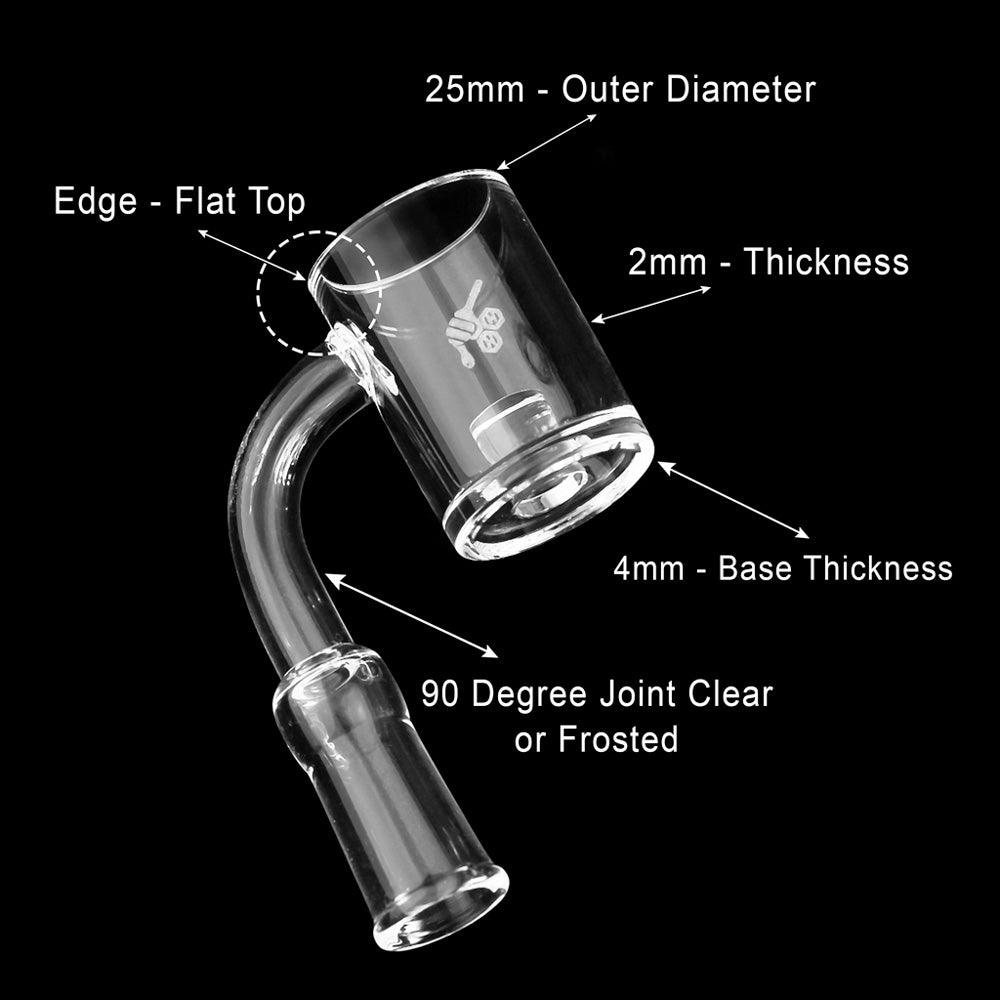 CORE REACTOR QUARTZ BANGER - 90° DEGREE | YL - High For Low