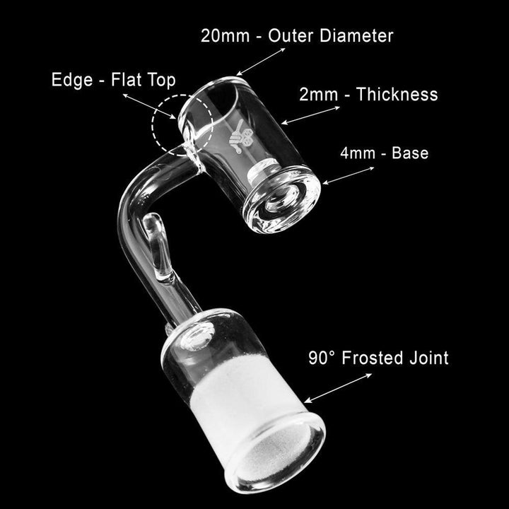 ENAIL CORE REACTOR QUARTZ BANGER - 90° DEGREE | YL-Closeout - High For Low