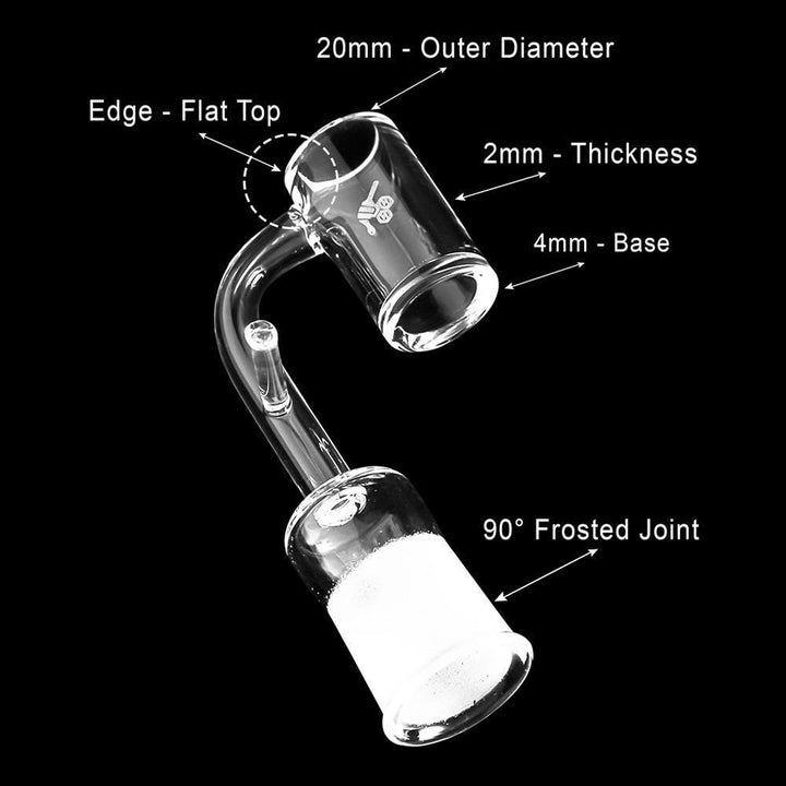 ENAIL ORIGINAL QUARTZ BANGER - 90° DEGREE | YL-CLOSEOUT - High For Low