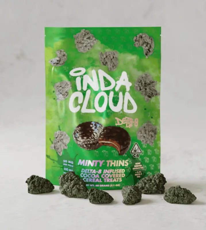 Minty Thins Delta 8 Cereal Treats 500 Mg