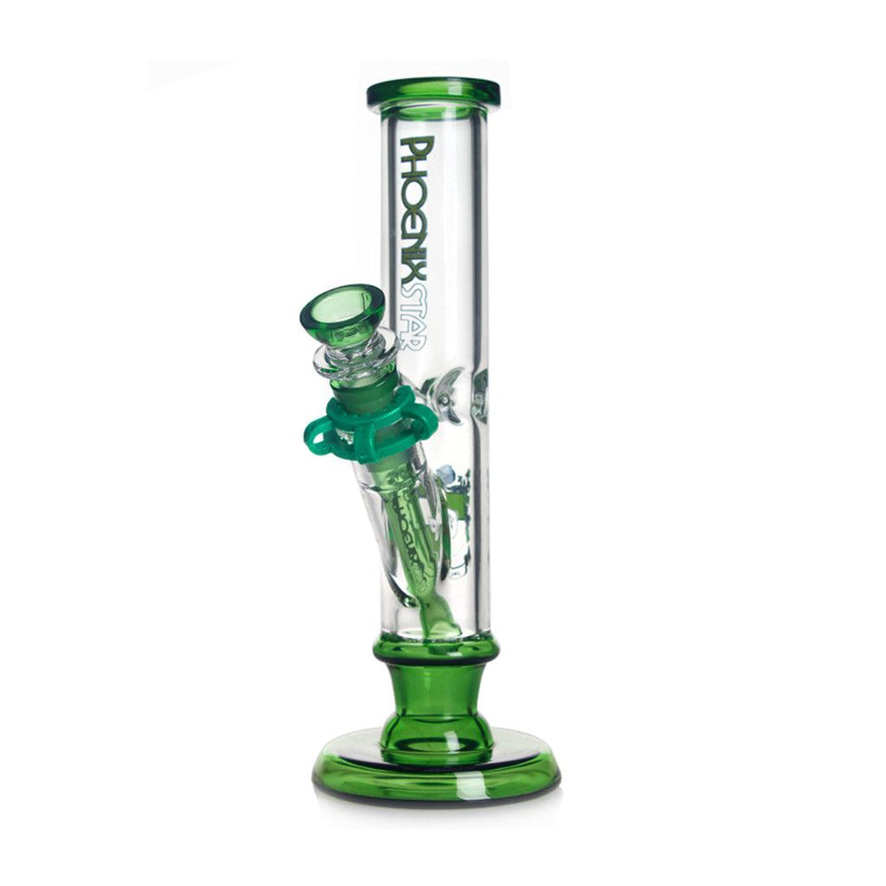 PHOENIX STAR NEW STRAIGHT TUBE BONG 10 INCHES - High For Low