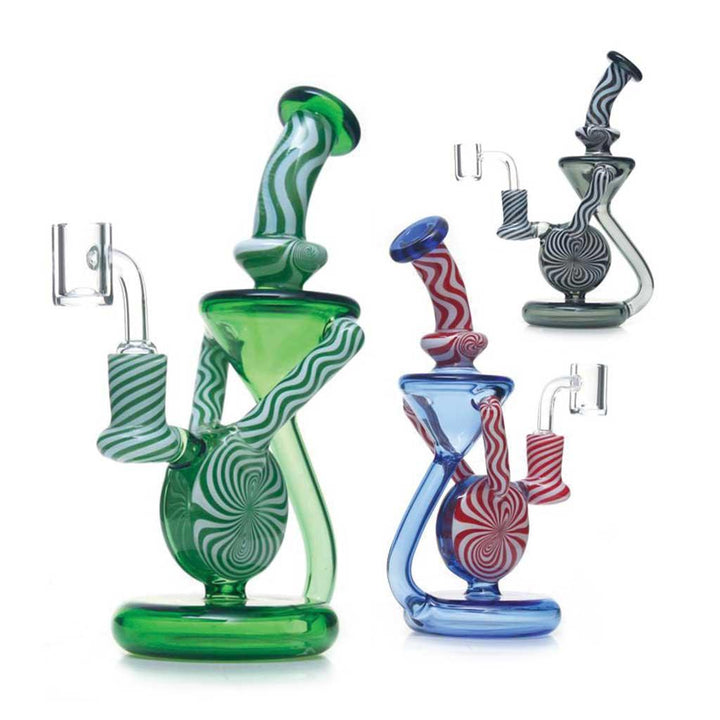 PHOENIX STAR AMERICAN NORTHSTAR GLASS & INSERT PERC RECYCLER DAB RIG