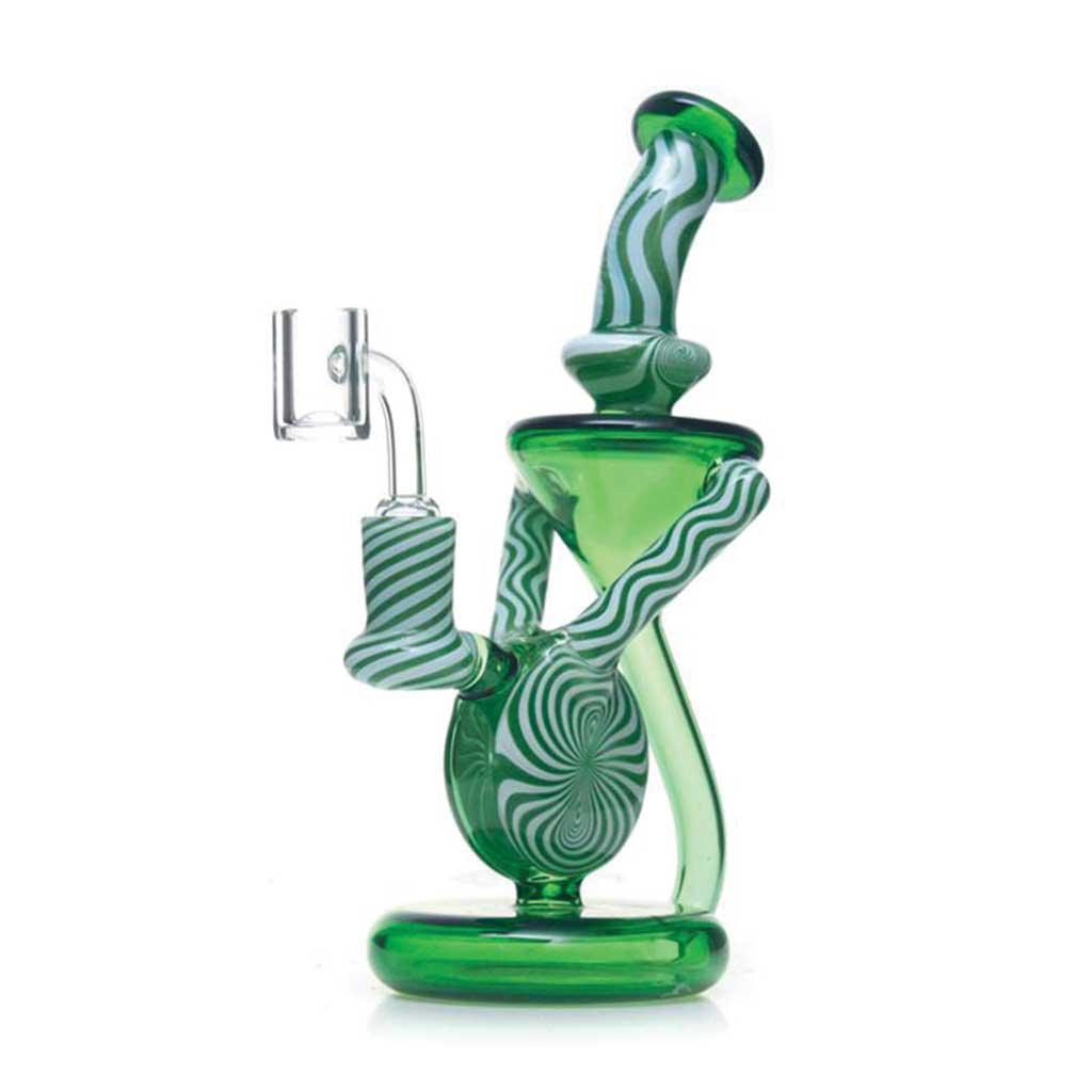 PHOENIX STAR AMERICAN NORTHSTAR GLASS & INSERT PERC RECYCLER DAB RIG