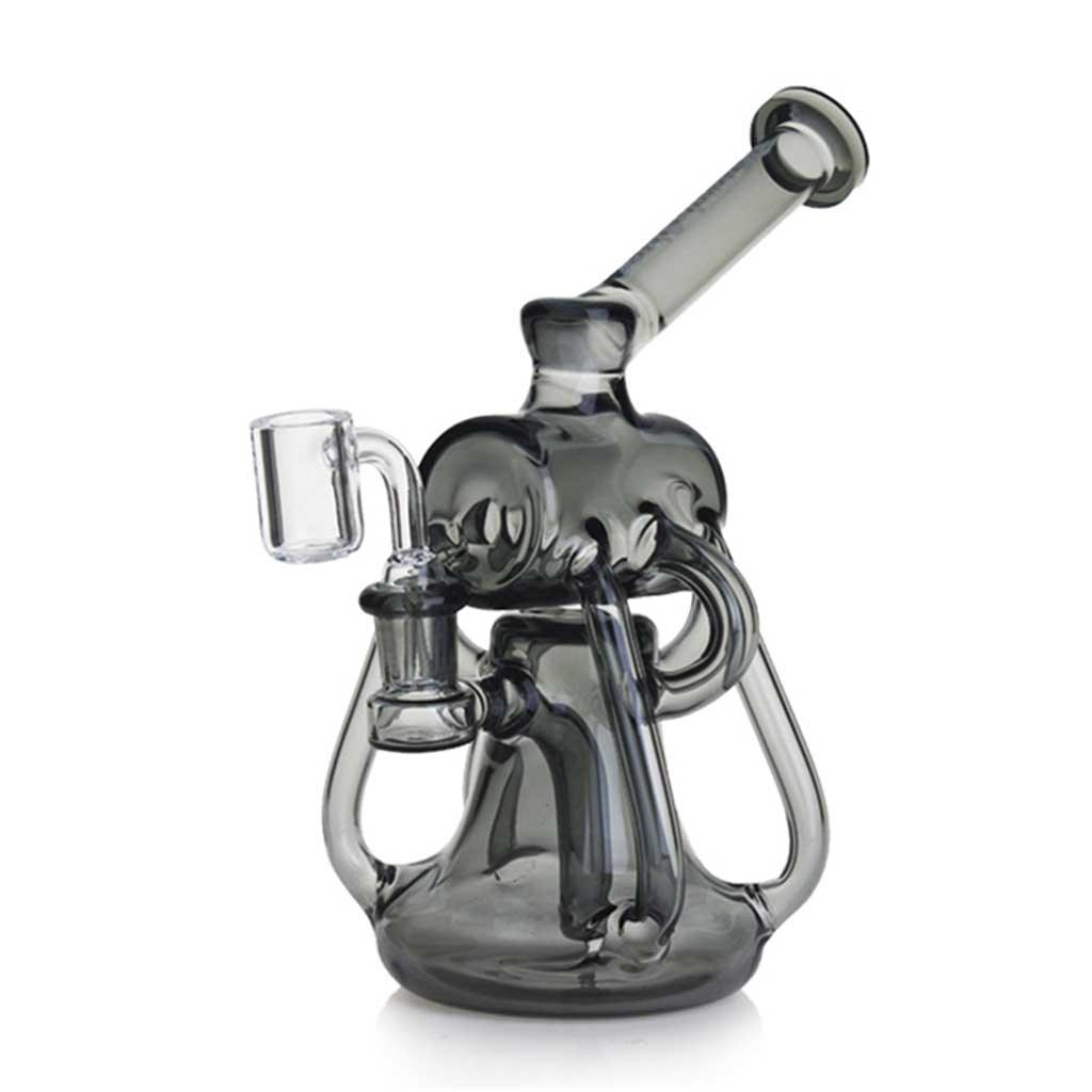 PHOENIX STAR 8 INCH DUAL CHAMBER CYLINDER TOP RECYCLER DAB RIG