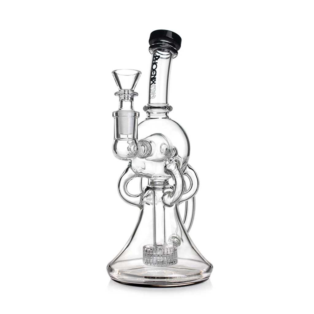 PHOENIX STAR 9 INCH GLOBE SHOWERHEAD RECYCLER DAB RIG