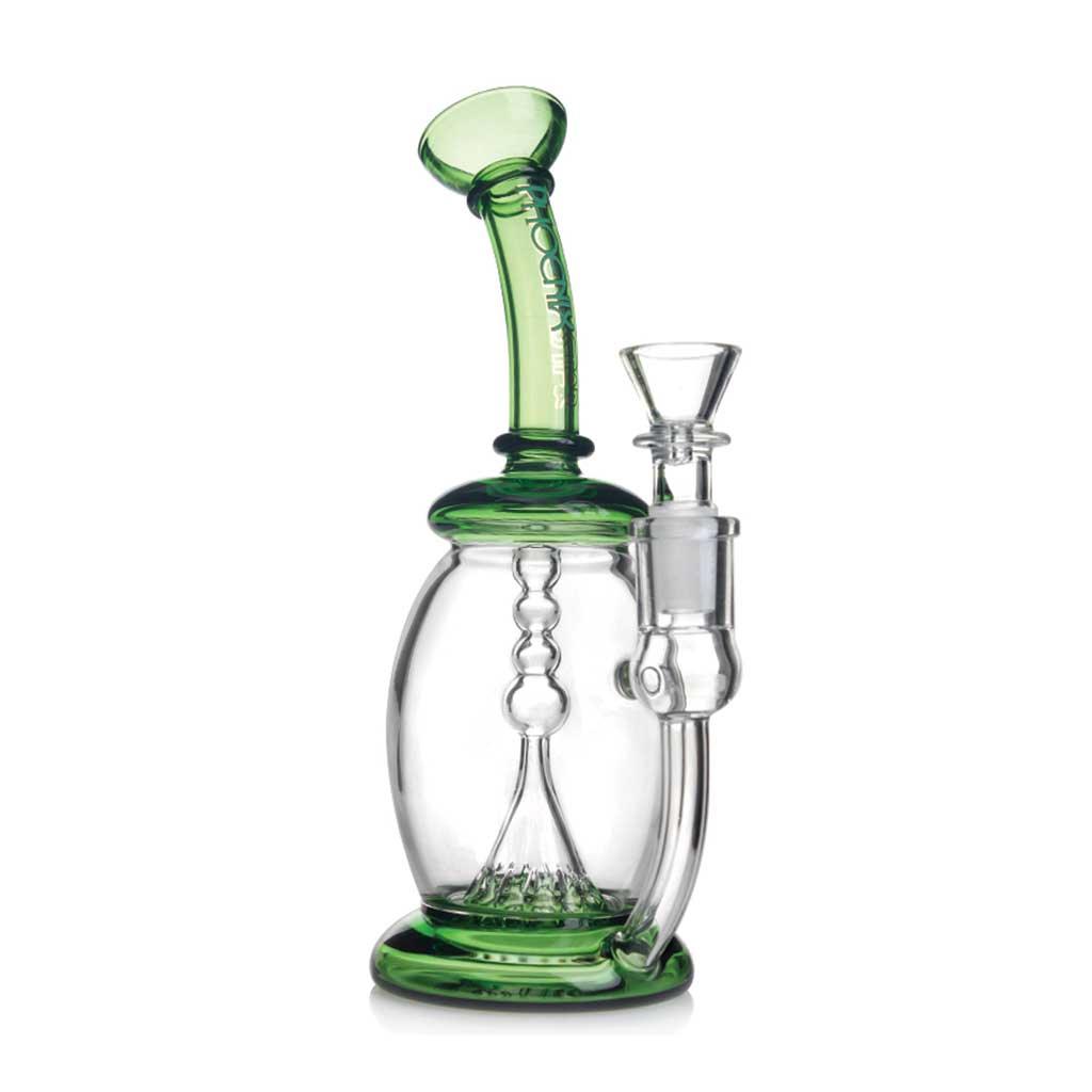 PHOENIX STAR FAB EGG BUBBLER WITH SHOWERHEAD PERC 8 INCH