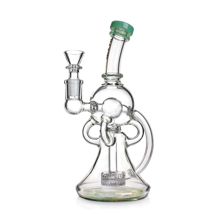 PHOENIX STAR 9 INCH GLOBE SHOWERHEAD RECYCLER DAB RIG