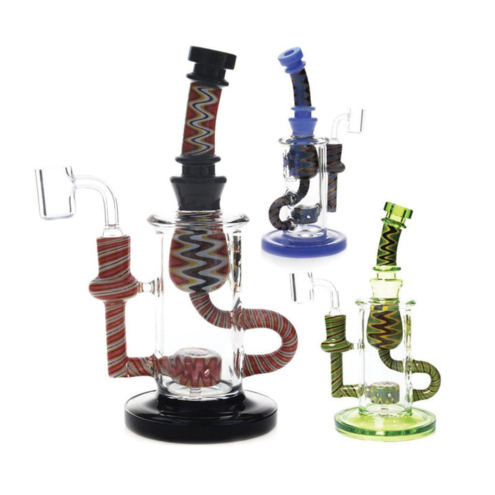 PHOENIX STAR HONEYCOMB JET PERC 8.6 INCH KLEIN RECYCLER DAB RIG - High For Low