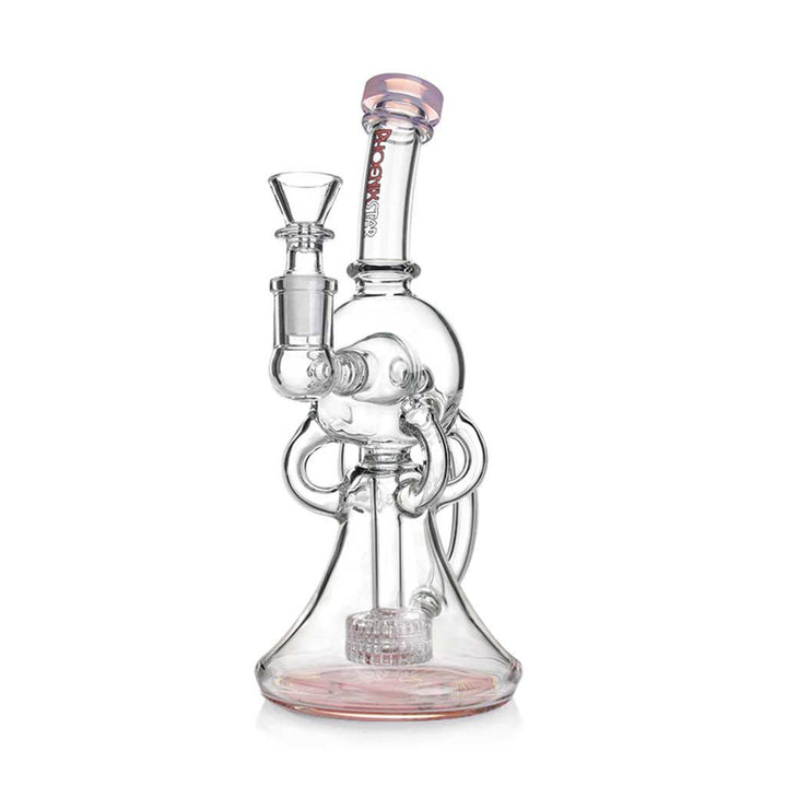 PHOENIX STAR 9 INCH GLOBE SHOWERHEAD RECYCLER DAB RIG