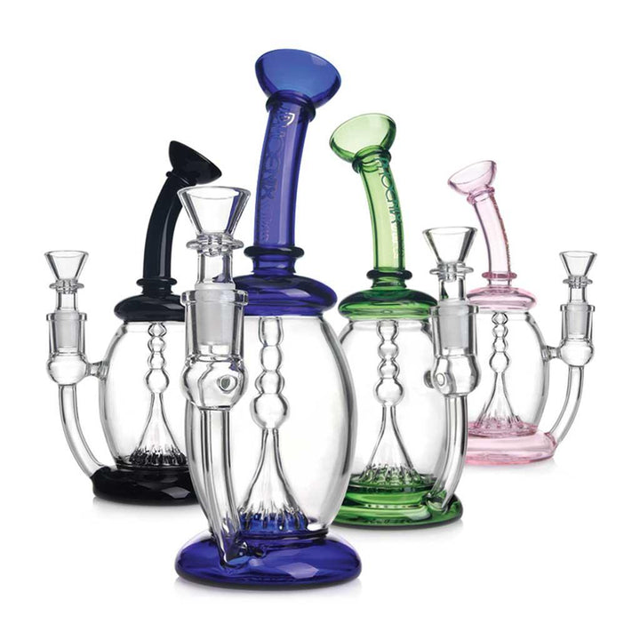 PHOENIX STAR FAB EGG BUBBLER WITH SHOWERHEAD PERC 8 INCH