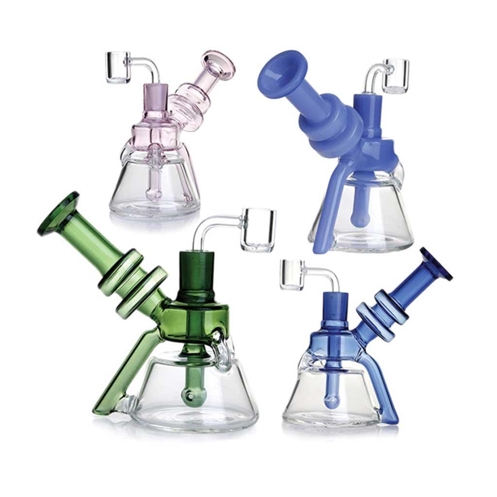 PHOENIX STAR SHOWERHEAD PERC 6.5 INCH RECYCLER DAB RIG - High For Low