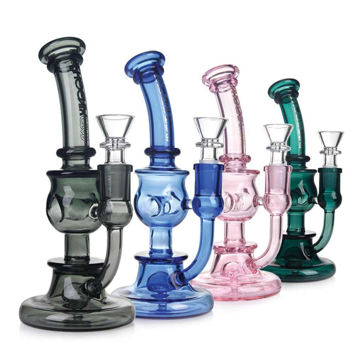 PHOENIX STAR 8 INCH CONTROLLED AIRFLOW BUBBLER DAB RIG - High For Low