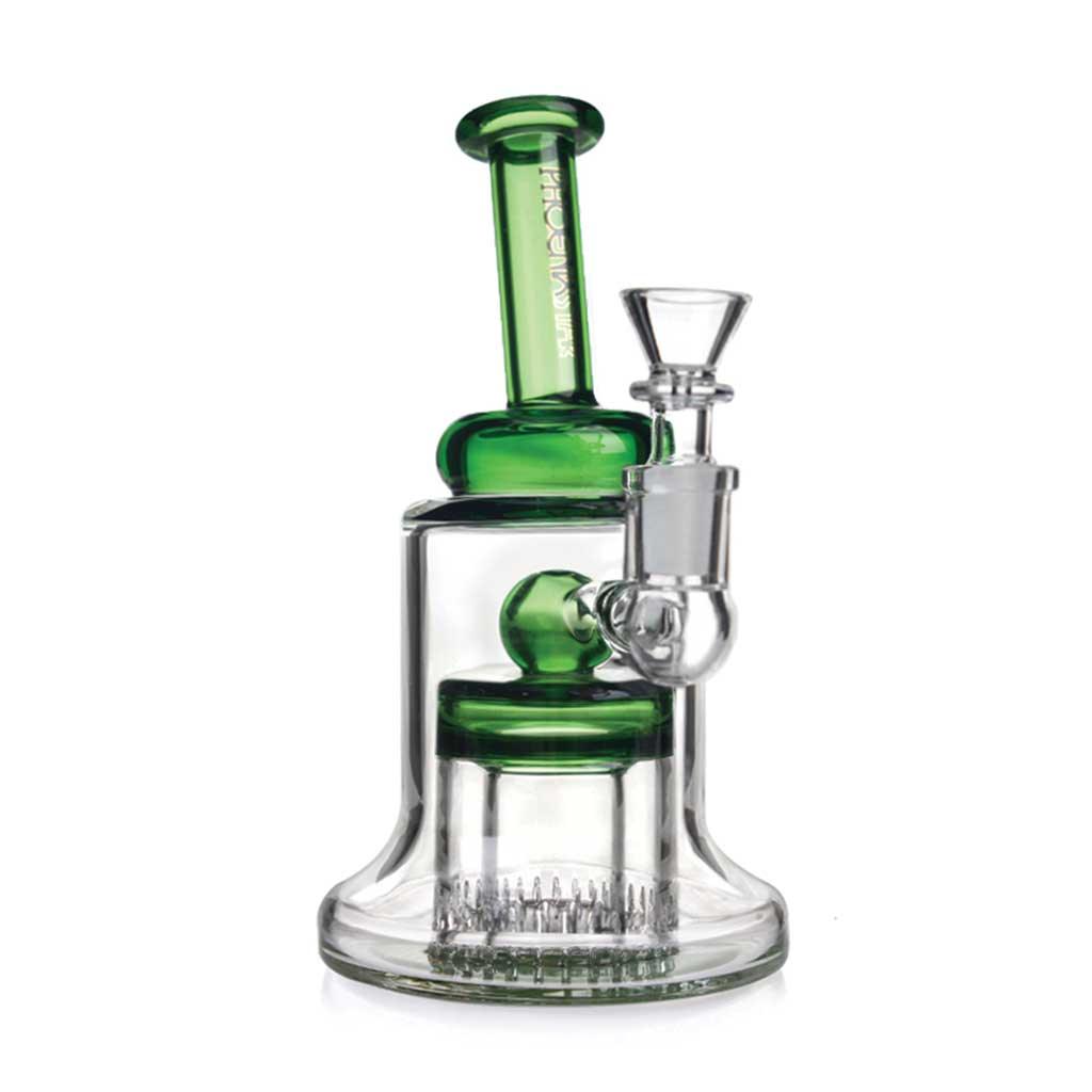 PHOENIX STAR 7 INCH BUBBLER DAB RIG WITH DOUBLE SHOWERHEAD PERC - High For Low