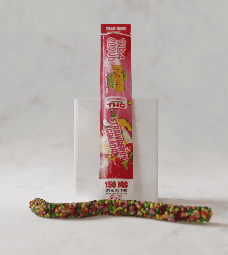 Strawberry Colada Dope Rope THC Gummy 150mg