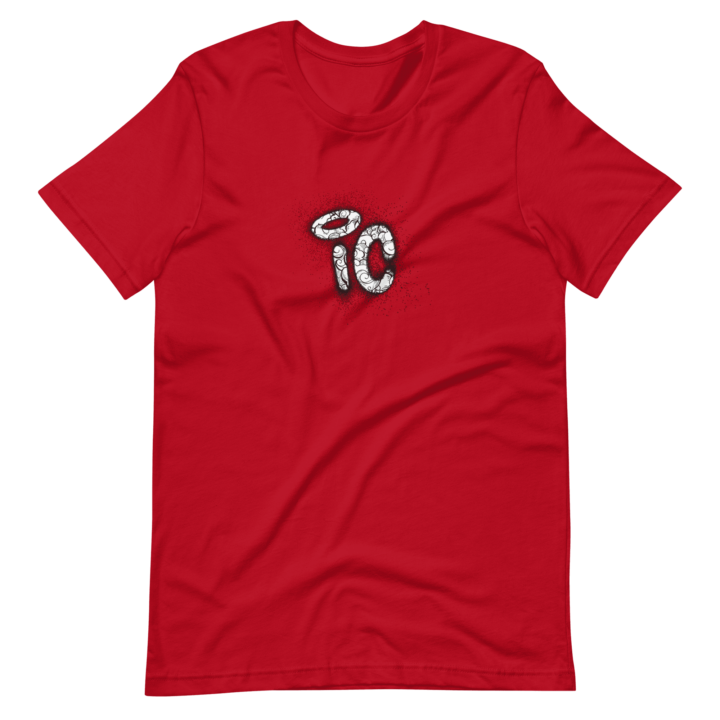 IndaCloud logo print red color T-shirt