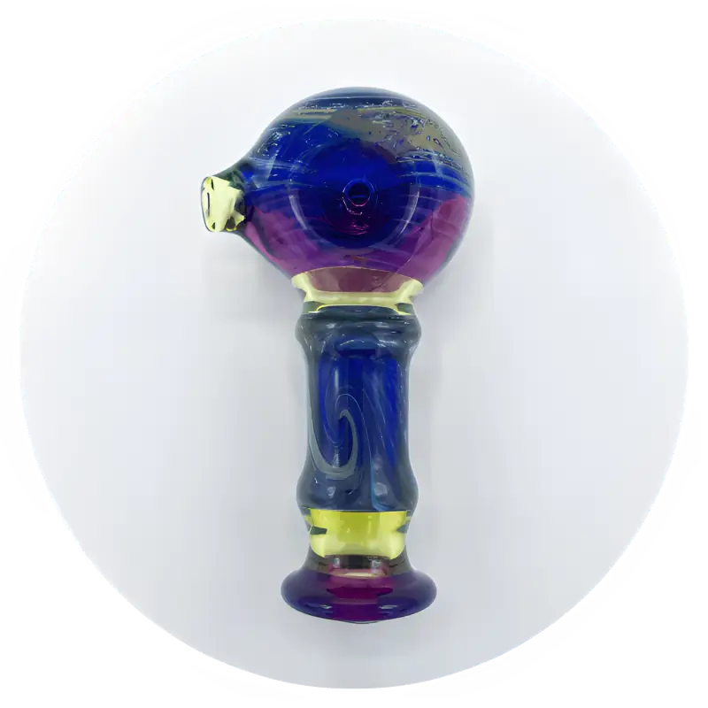 Wisdom of the Galaxy Pipe by Lear Glass